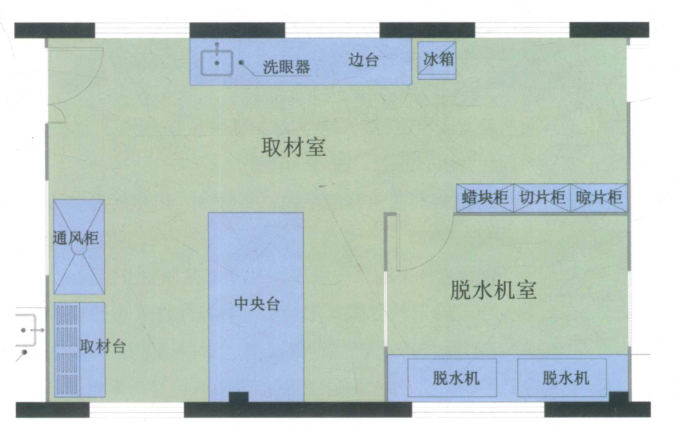 實驗取材室、標(biāo)本接收室布局要求